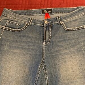Eighty Eight Denim Blue Stitch Jeans